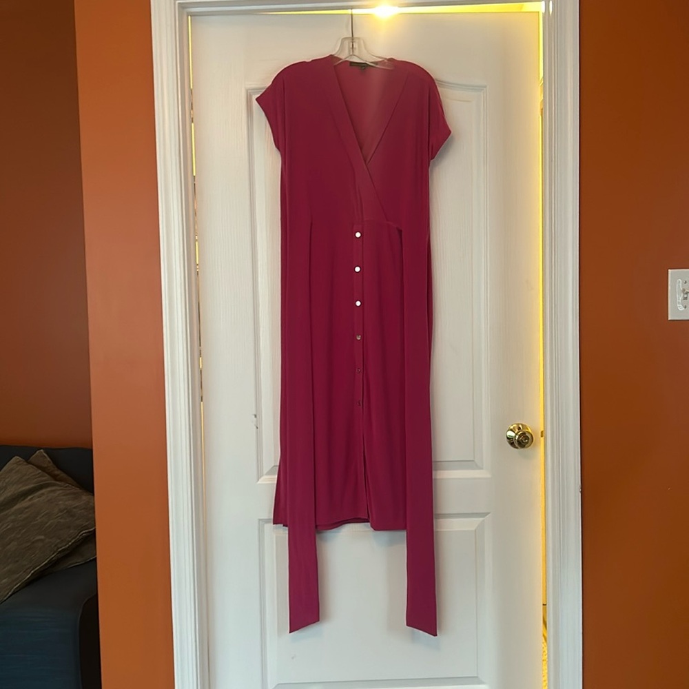 White House Black Market Pink Maxi Dress